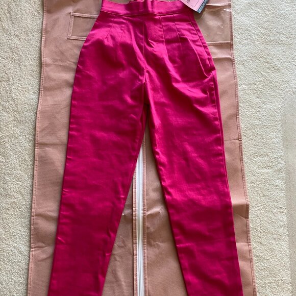 NWT Vixen Hot Pink Cigarette Pants - Picture 2 of 3